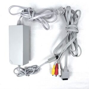 OEM Nintendo Wii System Console Power Cord & AV Cables RVL-002 RVL-009 / TESTED